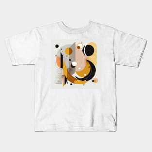 Flat Abstract Retro Geometry Kids T-Shirt